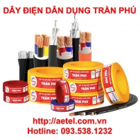 Dây điện tròn ruột mềm Trần Phú VCm-T-2x0.75