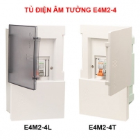 Tủ điện âm tường E4M 2-4 module
