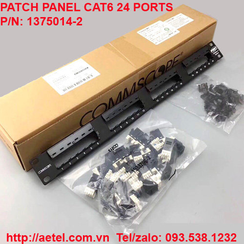 Patch panel 24 port CAT6 COMMSCOPE 1375014 2
