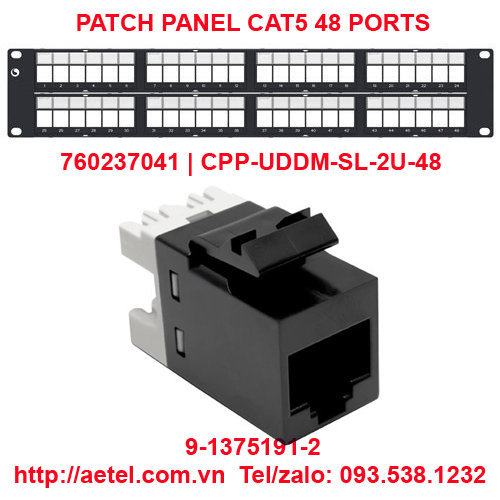 Patch Panel Cat5 48 port 760237041 9 1375191 2 commscope