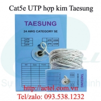 Cáp mạng Cat 5e UTP hợp kim, trắng (305m) - Taesung