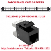 Patch Panel 24 Ports Cat5 760237040|9-1375191-2 - Commscope