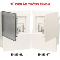 Tủ điện âm tường E4M 3-6 module