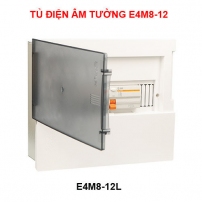 Tủ điện âm tường E4M 8-12 module