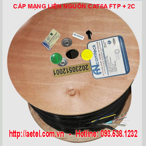 Cap mang Cat6A lien nguon ancomteck 2