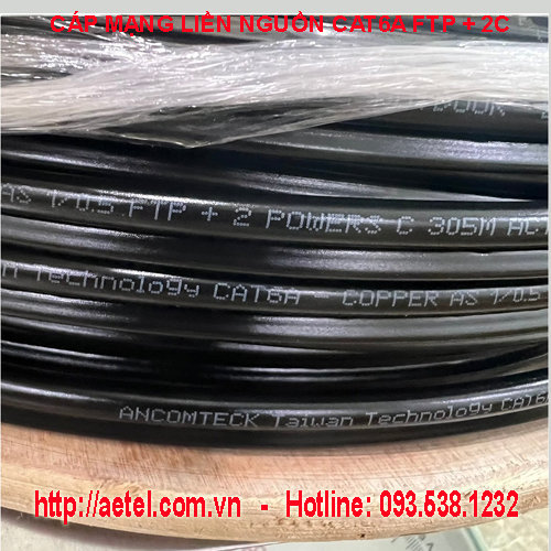 Cap mang Cat6A lien nguon ancomteck 3