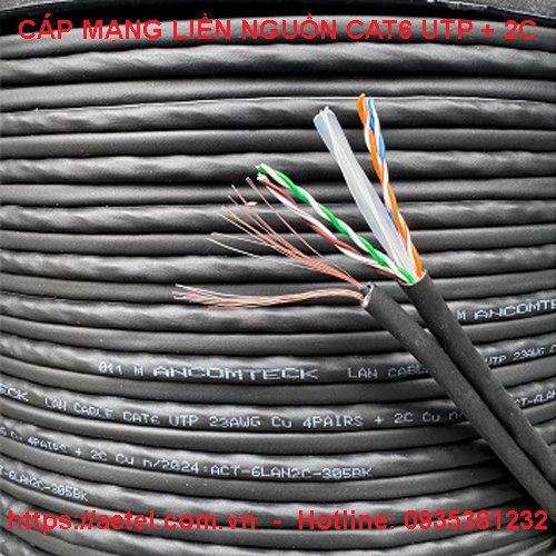 Cap mang Cat6UTP lien nguon ancomteck 2