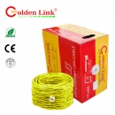 Cáp mạng Cat6 UTP - Golden Link, 305m/cuộn, vỏ màu vàng