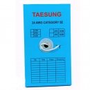 Cáp mạng Cat5e FTP hợp kim - Taesung, 305m/cuộn, vỏ màu trắng