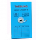 Cáp mạng Cat5e UTP hợp kim - Taesung, 305m/cuộn, vỏ màu trắng