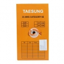 Cáp mạng Cat6e UTP đồng dầu - Taesung, 305m/cuộn, vỏ màu cam