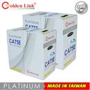Cáp mạng Platinum Cat 5e SFTP - Golden Link, 305m/cuộn, vỏ màu xanh dương (hết hàng)
