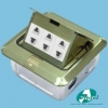 Wallbox âm sàn đơn cho 3 đường điện 2 chấu 10A