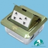 Wallbox âm sàn đơn cho 1 đường điện 2 chấu 10A, 1 đường điện 3 chấu đa năng 10A
